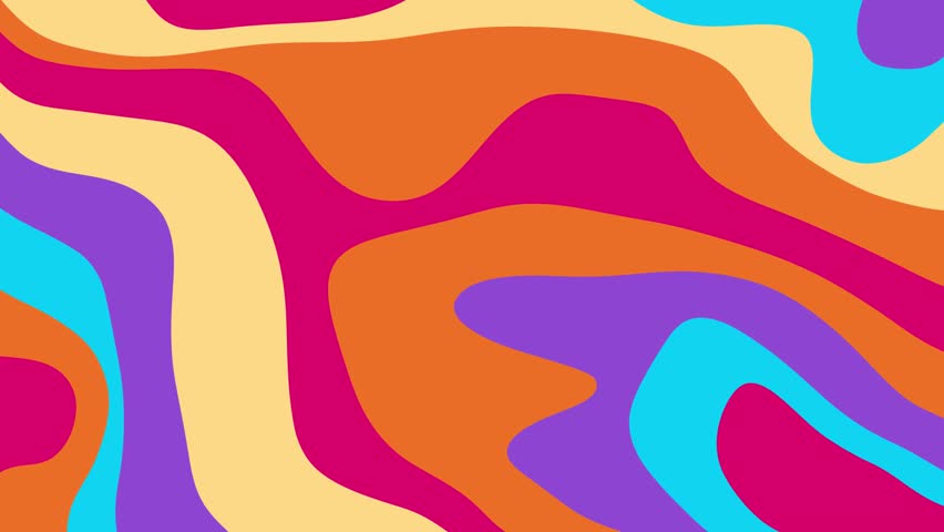 Classic vibe animation video, loop motion graphic background
