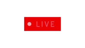 Live broadcast board animation, indicating streaming, breaking news, online events, live content, or real-time updates. Perfect for media, social platforms, and virtual events. - Powered by Shutterstock - Get 15% off with code: PIKWIZARD15