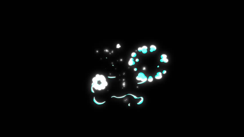 Explosive lightning energy loop FX animation, hand-drawn thunder impact for anime-style VFX, magic overlays, electric spell hits, or superhero intros
