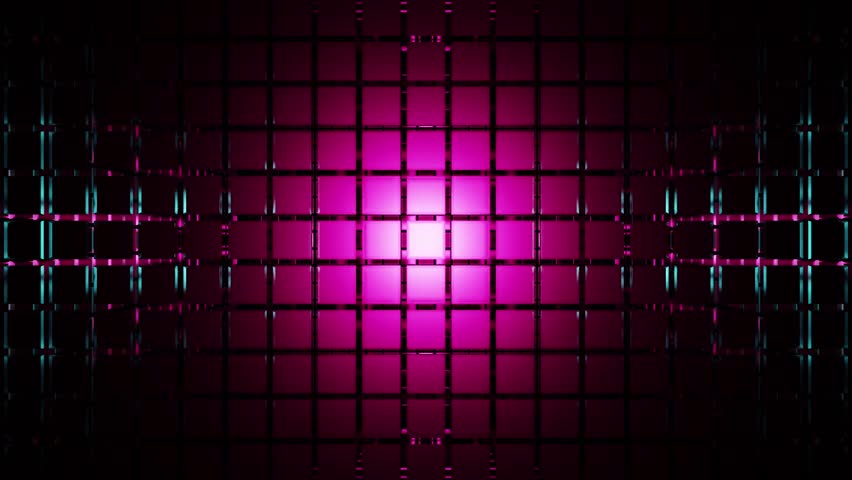 Wall with lights background for party VJ loop