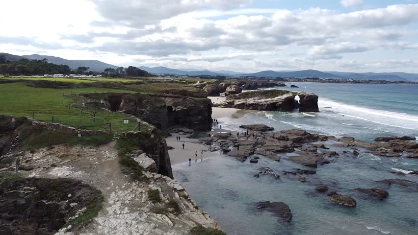 Cathedral beach in Galicia Spain