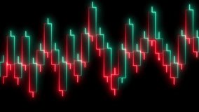 Neon line of financial graphs charts, stock market prices, business strategy against of world map. International trading, - Powered by Shutterstock - Get 15% off with code: PIKWIZARD15