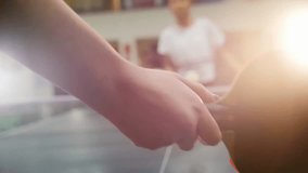 Table Tennis Skilled Young Women Showcasing Their Talent. - Powered by Shutterstock - Get 15% off with code: PIKWIZARD15