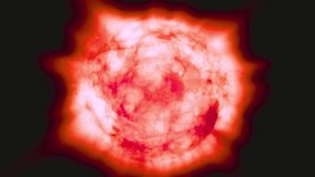 Fiery Stellar Explosion Cosmic Blast Nebula Red Giant Supernova Energy Light Space Dust Star Death - Powered by Shutterstock - Get 15% off with code: PIKWIZARD15