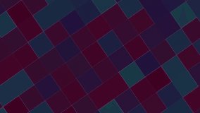 Abstract animation with red, blue, and teal square tiles moving in a grid layout. - Powered by Shutterstock - Get 15% off with code: PIKWIZARD15