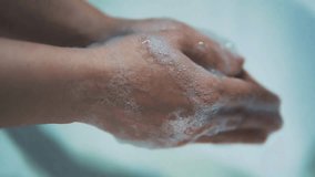 washing hand prevent the spread of the covid-19 virus and corona flu disease by sterilizing hands - Powered by Shutterstock - Get 15% off with code: PIKWIZARD15