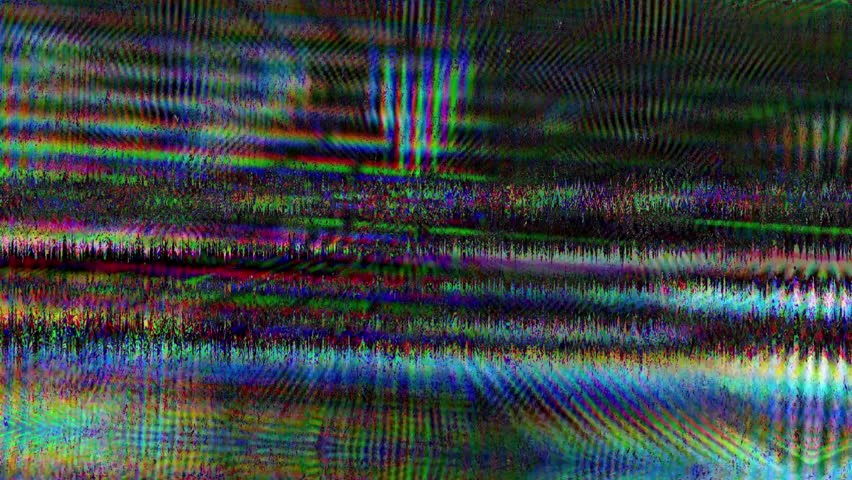 Old Retro TV - Static tv black and white noise caused by bad signal reception Abstract glitch noise background static TV VFX. Digital pixel noise
