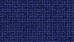 Dark blue abstract background with geometric maze pattern and square lines perfect for tech events digital art gaming layouts or futuristic celebration visuals like Cyber Monday - Powered by Shutterstock - Get 15% off with code: PIKWIZARD15