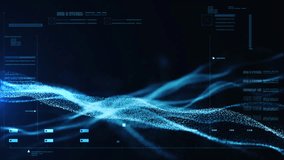 Futuristic Cloud Computing and Cybersecurity Interface with Data Analysis and Encryption Technology Visualization, Digital Big Data Technology Background - Powered by Shutterstock - Get 15% off with code: PIKWIZARD15