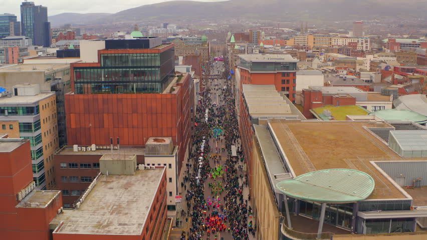 Overhead view of St. Patrick