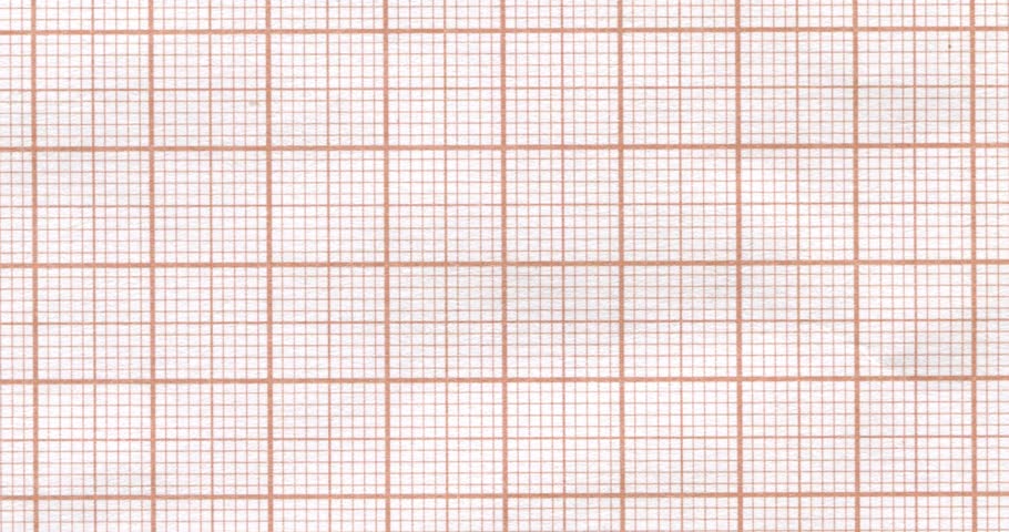 Millimetre grid raw 2K HD 2048 big cells. Crazy doodle grunge exercise book block paper scan pulsing stop motion blank background good for titles, intro, school, background, etc...