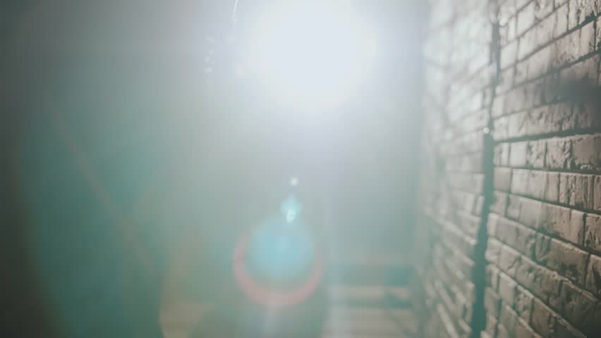 Release from prison.  A man's hand carries a key to free a woman. A new life