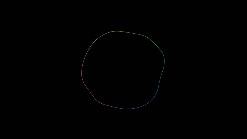 Abstract Line Circle Animation Motion Graphics Video - 4K Ultra HD