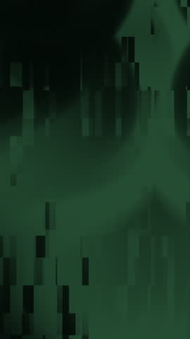 Dark Green Abstract Backgrounds Vertical With Overlay Glitch, Perfect For Theater, Event Promotions, Festive Backgrounds, Party Invitations, Performance Advertisements