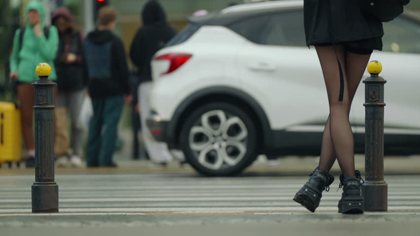 Close-up of young slim woman