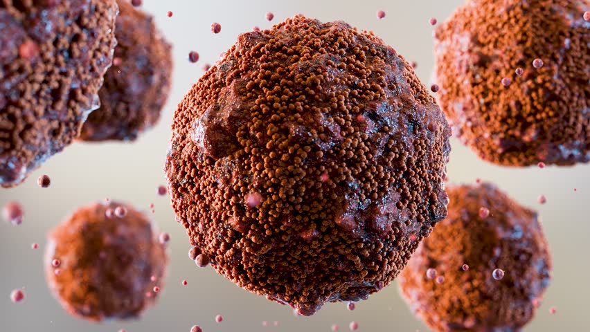 Virus Cells under microscope, Microbiome and Bacteria illness, Protein structure, Microbiology Infectious Disease, Coronavirus covid-19 disease, infection, influenza epidemiology, HIV HPV, 3d render - Powered by Shutterstock - Get 15% off with code: PIKWIZARD15