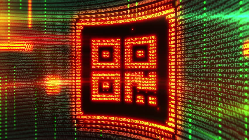 Glowing QR code emerging from digital code stream in cyberspace - Powered by Shutterstock - Get 15% off with code: PIKWIZARD15