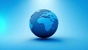 Breaking news banner in front of a digital globe network. show backgrounds News broadcast titles. Virtual covid-19 Set Background Blue and red interface - Powered by Shutterstock - Get 15% off with code: PIKWIZARD15