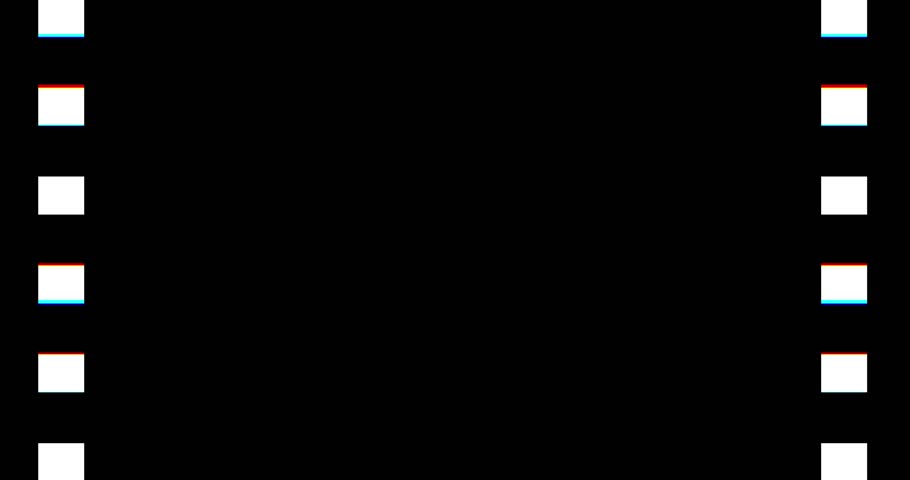 Animation strip film chromatic simple