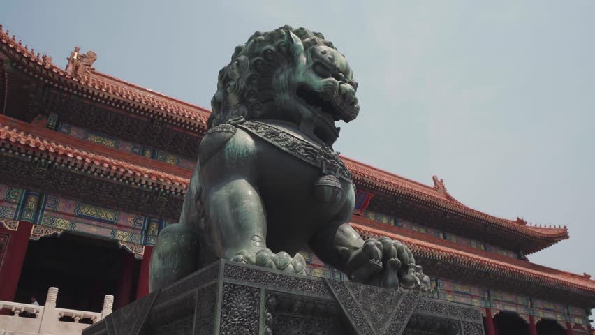 Beijing,China. - may 2 2025 Palaces, pagodas inside the territory of the Forbidden City Museum 