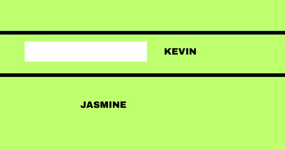 A creative and stylized video with the title "CHAT" on a light green background, featuring a simple, fictional message exchange, created from scratch. Ideal for modern or tech-inspired digital content