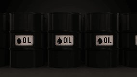 Black Metal Oil Drums in Warehouse – Fuel Trade Concept.
Multiple black metal oil drums lined up in rows, symbolizing a large stockpile of crude oil emphasizing the fuel storage concept. - Powered by Shutterstock - Get 15% off with code: PIKWIZARD15
