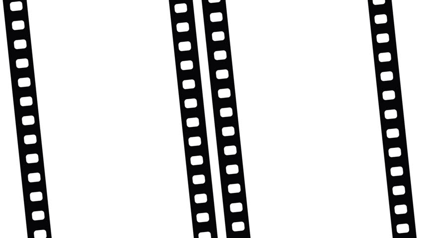 Moving film strip animation, Video animation filmstrip, photo filmstrip frame animation video. 