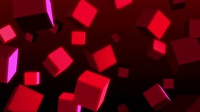 Glowing Red Neon Cubes Futuristic Background Animation - Powered by Shutterstock - Get 15% off with code: PIKWIZARD15