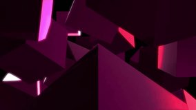 Glowing Pink Neon Cubes Futuristic Background Animation - Powered by Shutterstock - Get 15% off with code: PIKWIZARD15