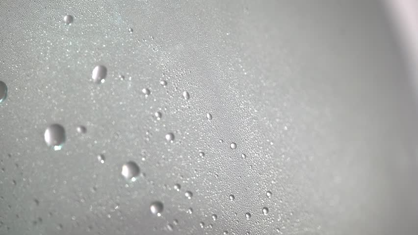Time-Lapse of Steam Condensing into Water Bubbles