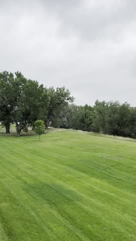 Miles City, MT USA - July 22, 2025: Cloudy morning in the rural Montana countryside 