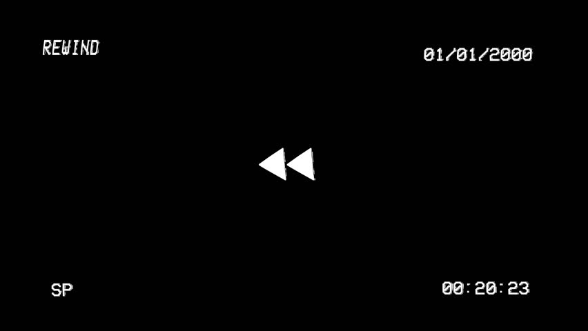  old film, horizontal scratches moving vertically, video home system or VHS, play rewind and forward VHS logo, timer and date overlay for video, alpha channel, drag and drop