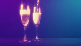 Champagne Poured Into Glasses At Party - Powered by Shutterstock - Get 15% off with code: PIKWIZARD15