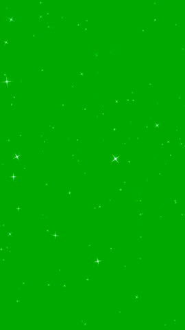 Glitter sparkle animated green screen. Floating sparkles animation. Particle lights effect background. Concept: Christmas, party, celebrate, birthday, holyday