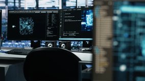 Data center computer systems on desk controlling network resources through AI visualization dashboards, and artificial intelligence programming software mapping infrastructure connections - Powered by Shutterstock - Get 15% off with code: PIKWIZARD15