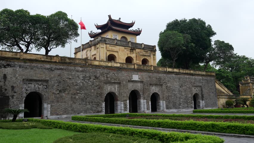 Imperial Citadel of Thang Long Hanoi Vietnam historical landmark exterior pagoda