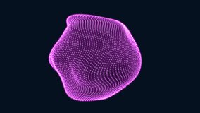 A 3D sphere with a pink hue is depicted in this image, appearing to levitate against a black background, creating a minimalist and visually striking composition - Powered by Shutterstock - Get 15% off with code: PIKWIZARD15