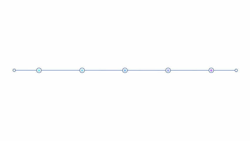 Financial data blue gradient circle infographic 5 steps template animation. Sequence options HD video. Animated blank diagram visualization. Process layout empty design element. Motion graphics