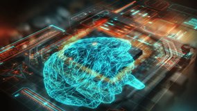 Processing data in digital space with hologram brain and code flow - Powered by Shutterstock - Get 15% off with code: PIKWIZARD15