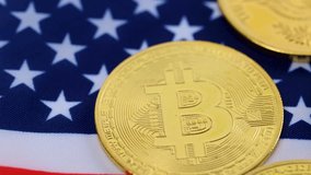 video coins cryptocurrency on american flag - Powered by Shutterstock - Get 15% off with code: PIKWIZARD15