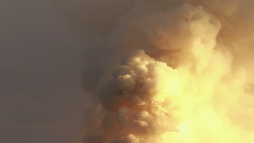 Tungurahua volcano explosion on 6th of May 2013, Ecuador, South America