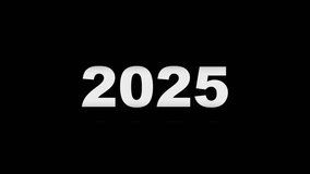 Animated timeline scrolling from 2025 to 2030. Ideal for future business plans, new year concepts, and project roadmaps. Features motion blur and a transparent alpha channel for easy integration. - Powered by Shutterstock - Get 15% off with code: PIKWIZARD15