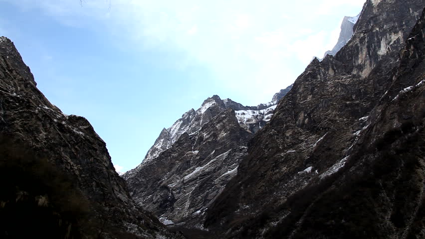 Stunning Valley High In Himalayas. Shot in full HD 1920x1080 30p on Canon 5D