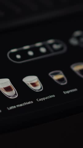 Making coffee with an automatic coffee machine