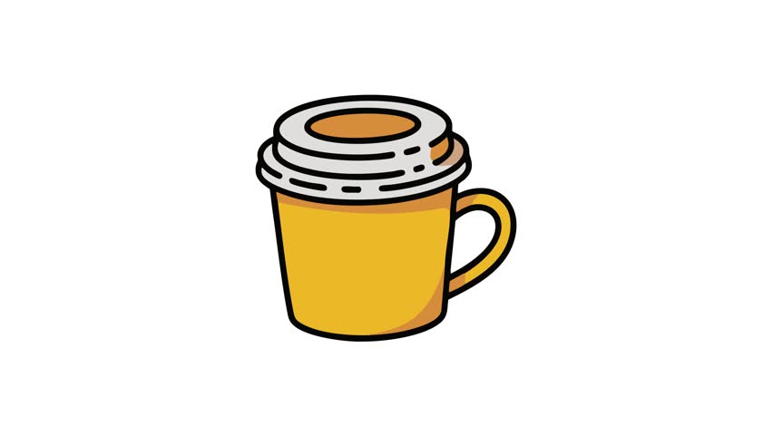 A steaming coffee cup with a lid held in a bright kitchen environment with natural lighting, capturing closeup details and warm tones perfect for food and beverage marketing