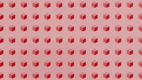 Seamless 2D animation loop of a red cube spinning and floating. Perfect for backgrounds, motion graphics, abstract projects, or minimalist visual designs. - Powered by Shutterstock - Get 15% off with code: PIKWIZARD15