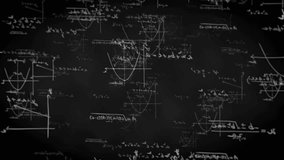 Mathematical formula animation on black background, animated calculation thinking movement. Math, science formula mathematic equation calculation thinking overlay loop animation on green screen - Powered by Shutterstock - Get 15% off with code: PIKWIZARD15