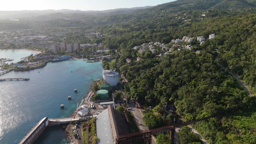 Mountain and Ocean View In Ocho Rios Jamaica