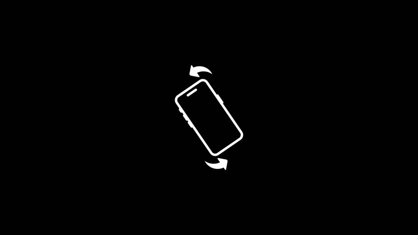ROTATE your phone or mobile animation