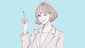 woman in suit pointing and explaining, Business Illustration video clipart

 - Powered by Shutterstock - Get 15% off with code: PIKWIZARD15